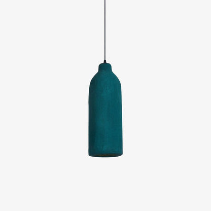 Modern Dark Green Polystyrene Pendant Light