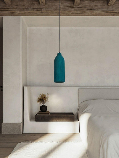 Modern Dark Green Polystyrene Pendant Light