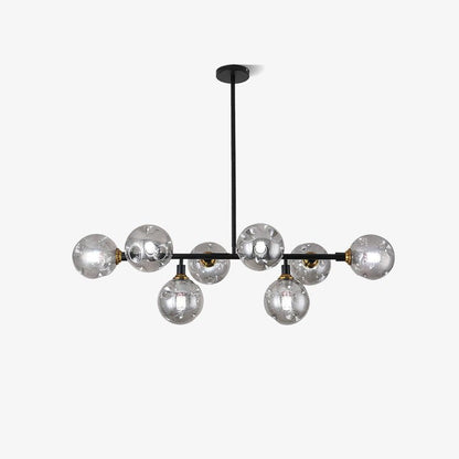 Modern Glass Multi-Light Chandelier