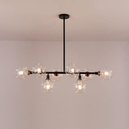 Modern Glass Multi-Light Chandelier