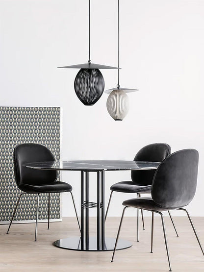 Modern Perforated Stainless Steel Satellite Pendant Light