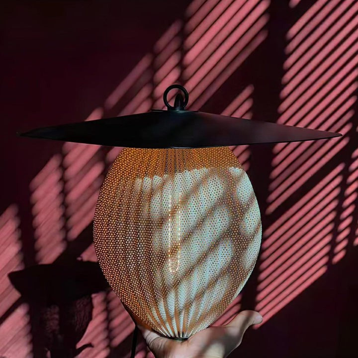 Modern Perforated Stainless Steel Satellite Pendant Light