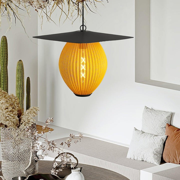 Modern Perforated Stainless Steel Satellite Pendant Light
