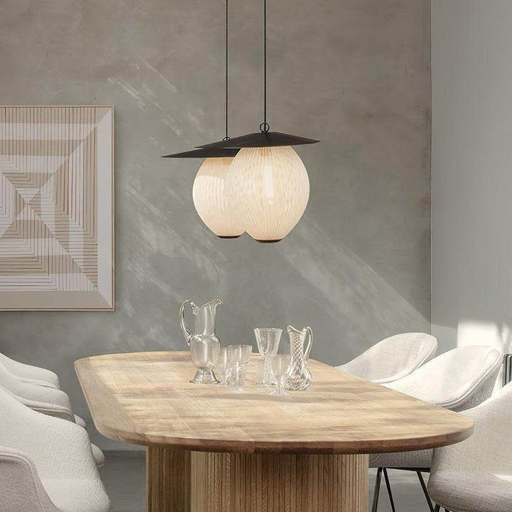 Modern Perforated Stainless Steel Satellite Pendant Light