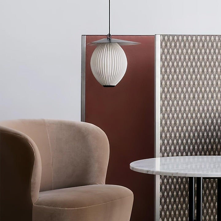 Modern Perforated Stainless Steel Satellite Pendant Light