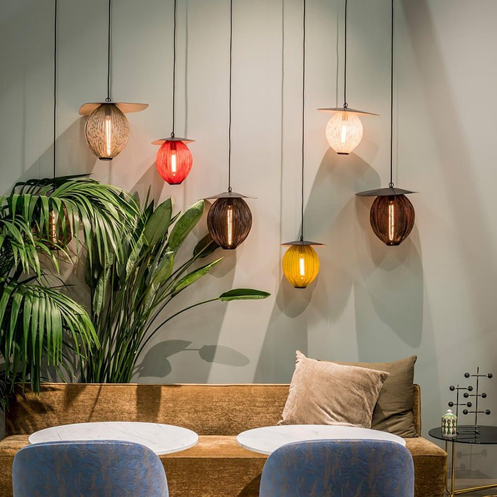 Modern Perforated Stainless Steel Satellite Pendant Light