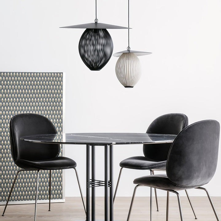 Modern Perforated Stainless Steel Satellite Pendant Light