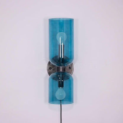 Modern Plug-In Glass Wall Sconce