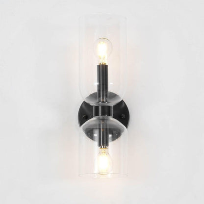 Modern Plug-In Glass Wall Sconce
