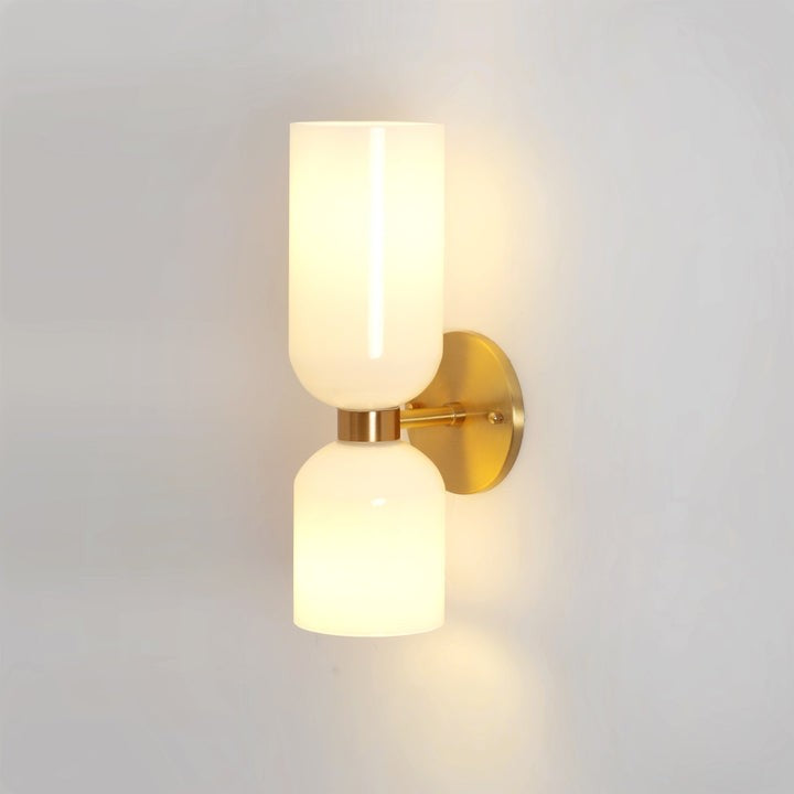 Modern Plug-In Glass Wall Sconce