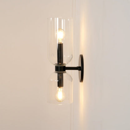 Modern Plug-In Glass Wall Sconce