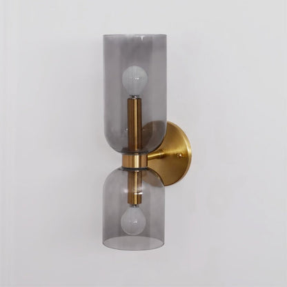 Modern Plug-In Glass Wall Sconce