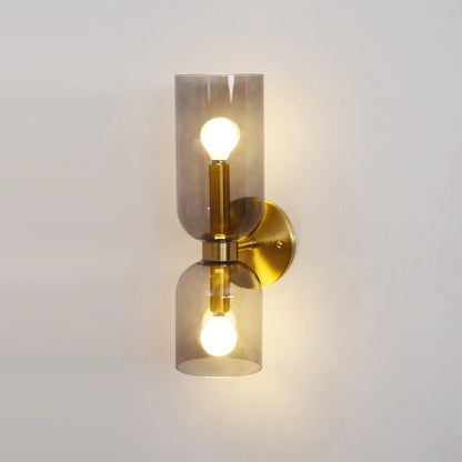 Modern Plug-In Glass Wall Sconce