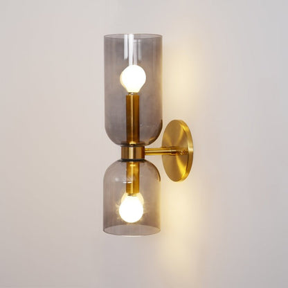Modern Plug-In Glass Wall Sconce