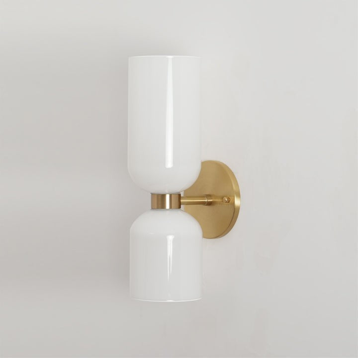 Modern Plug-In Glass Wall Sconce