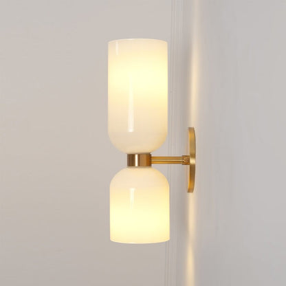 Modern Plug-In Glass Wall Sconce
