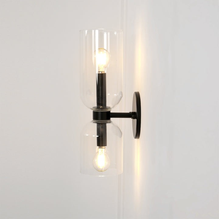 Modern Plug-In Glass Wall Sconce