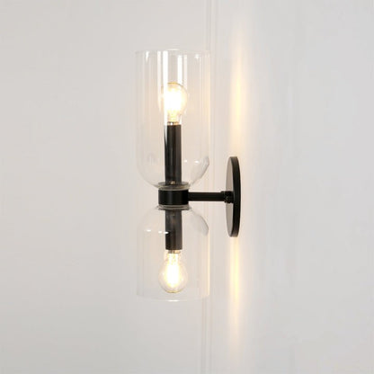 Modern Plug-In Glass Wall Sconce