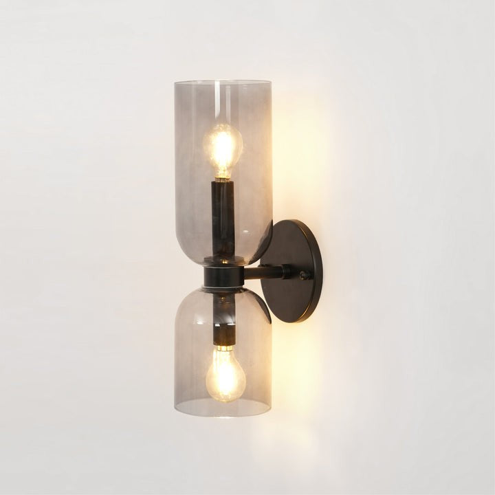 Modern Plug-In Glass Wall Sconce