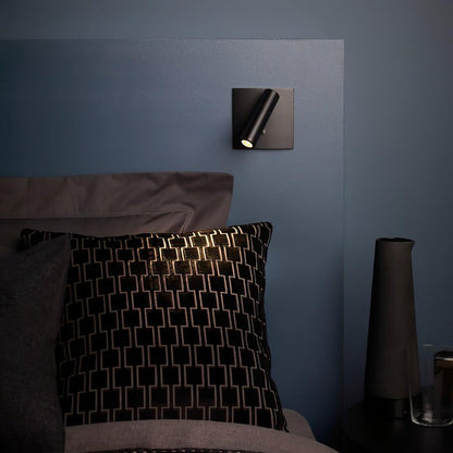 Modern Square LED Wall Sconce with Built-In Switch