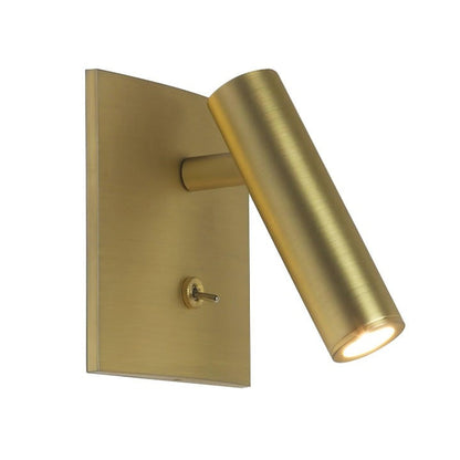 Modern Square LED Wall Sconce with Built-In Switch