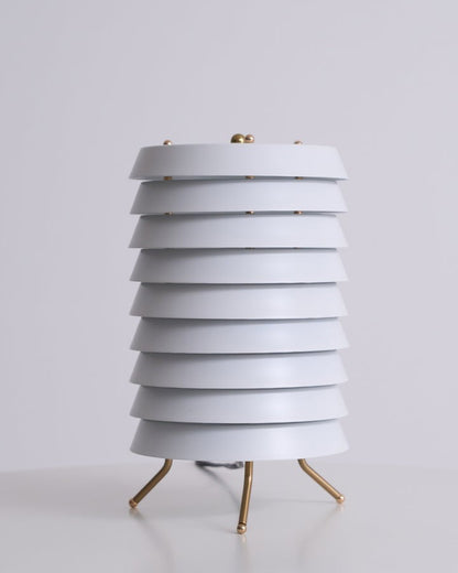 Modern Stacked Disk Tower Table Lamp