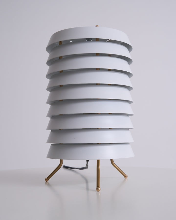 Modern Stacked Disk Tower Table Lamp
