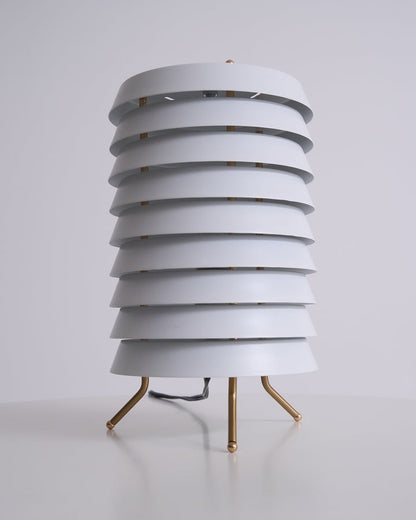 Modern Stacked Disk Tower Table Lamp