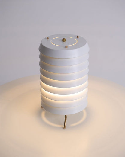 Modern Stacked Disk Tower Table Lamp