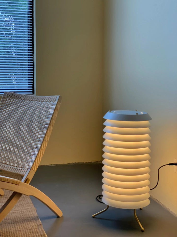 Modern Stacked Disk Tower Table Lamp