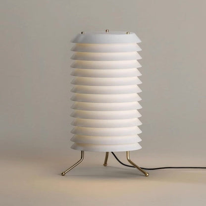 Modern Stacked Disk Tower Table Lamp