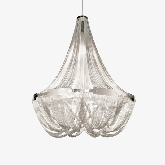 Modern Tassel Aluminum Chain Chandelier