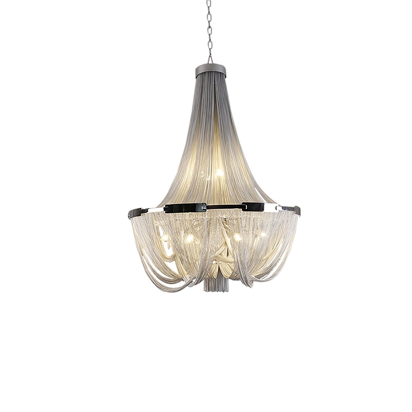 Modern Tassel Aluminum Chain Chandelier