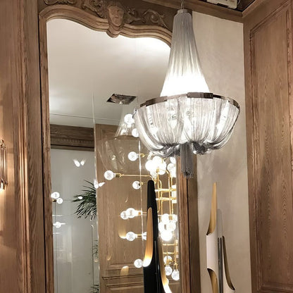 Modern Tassel Aluminum Chain Chandelier