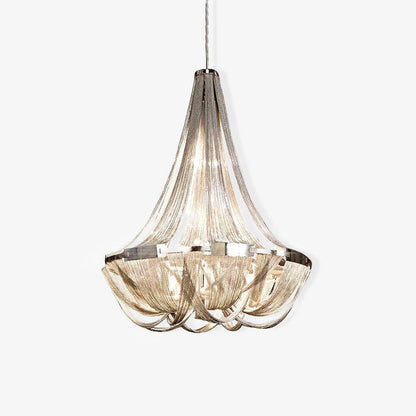 Modern Tassel Aluminum Chain Chandelier