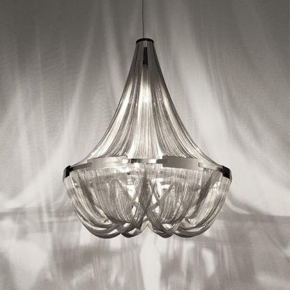 Modern Tassel Aluminum Chain Chandelier