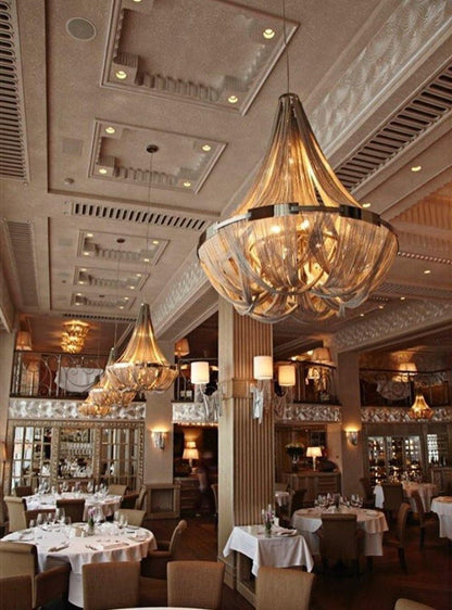 Modern Tassel Aluminum Chain Chandelier