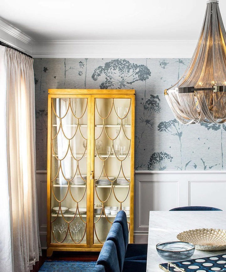 Modern Tassel Aluminum Chain Chandelier