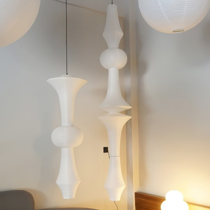 Modern Washi Paper Globe Pendant Light