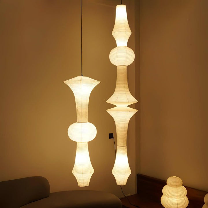 Modern Washi Paper Globe Pendant Light