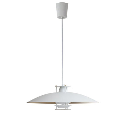 Modern White Aluminum Disk LED Pendant Light