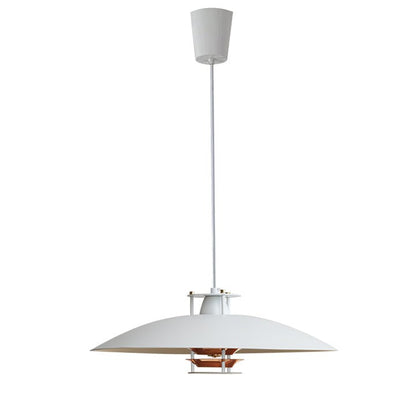 Modern White Aluminum Disk LED Pendant Light