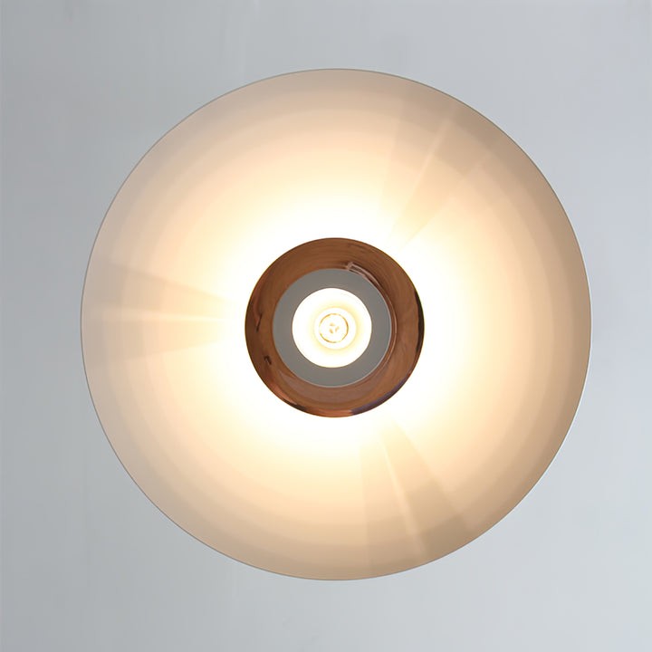 Modern White Aluminum Disk LED Pendant Light