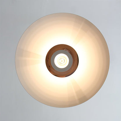 Modern White Aluminum Disk LED Pendant Light