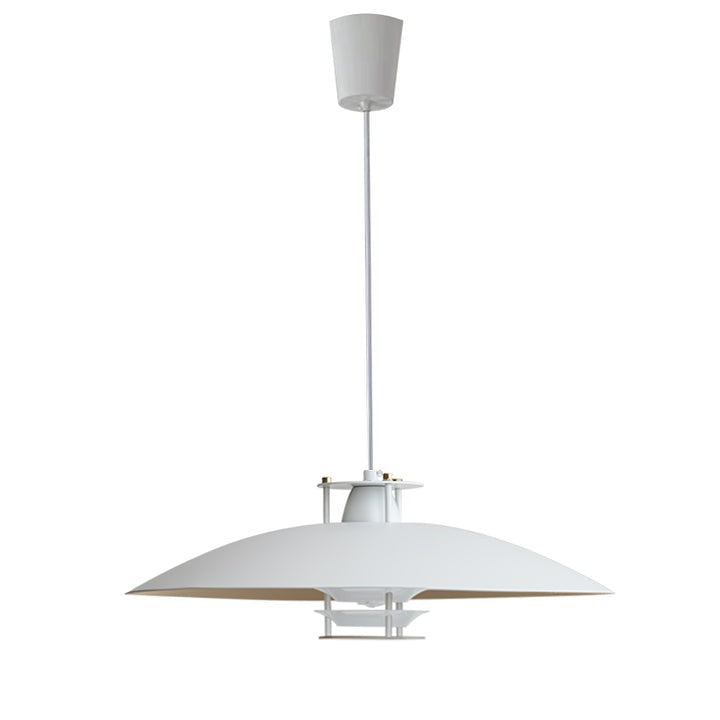 Modern White Aluminum Disk LED Pendant Light