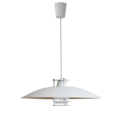 Modern White Aluminum Disk LED Pendant Light