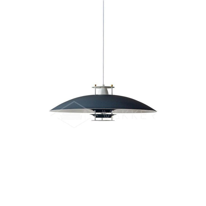 Modern White Aluminum Disk LED Pendant Light