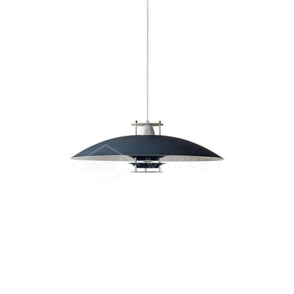 Modern White Aluminum Disk LED Pendant Light