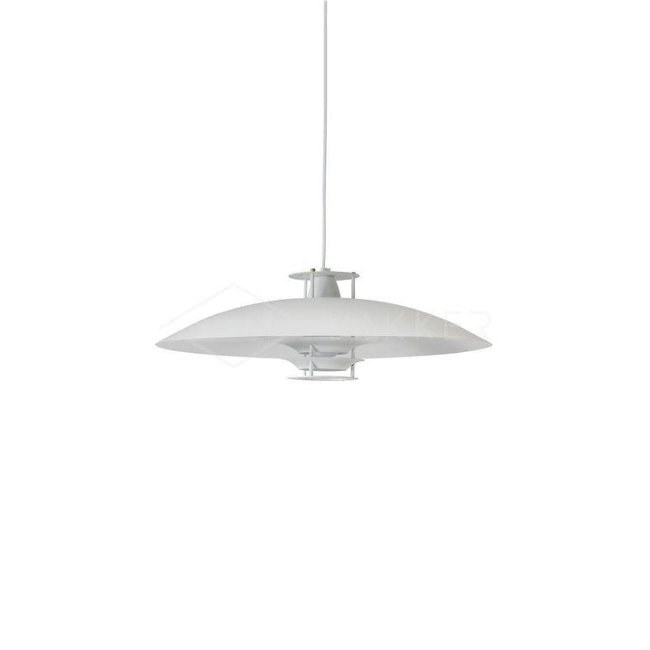 Modern White Aluminum Disk LED Pendant Light