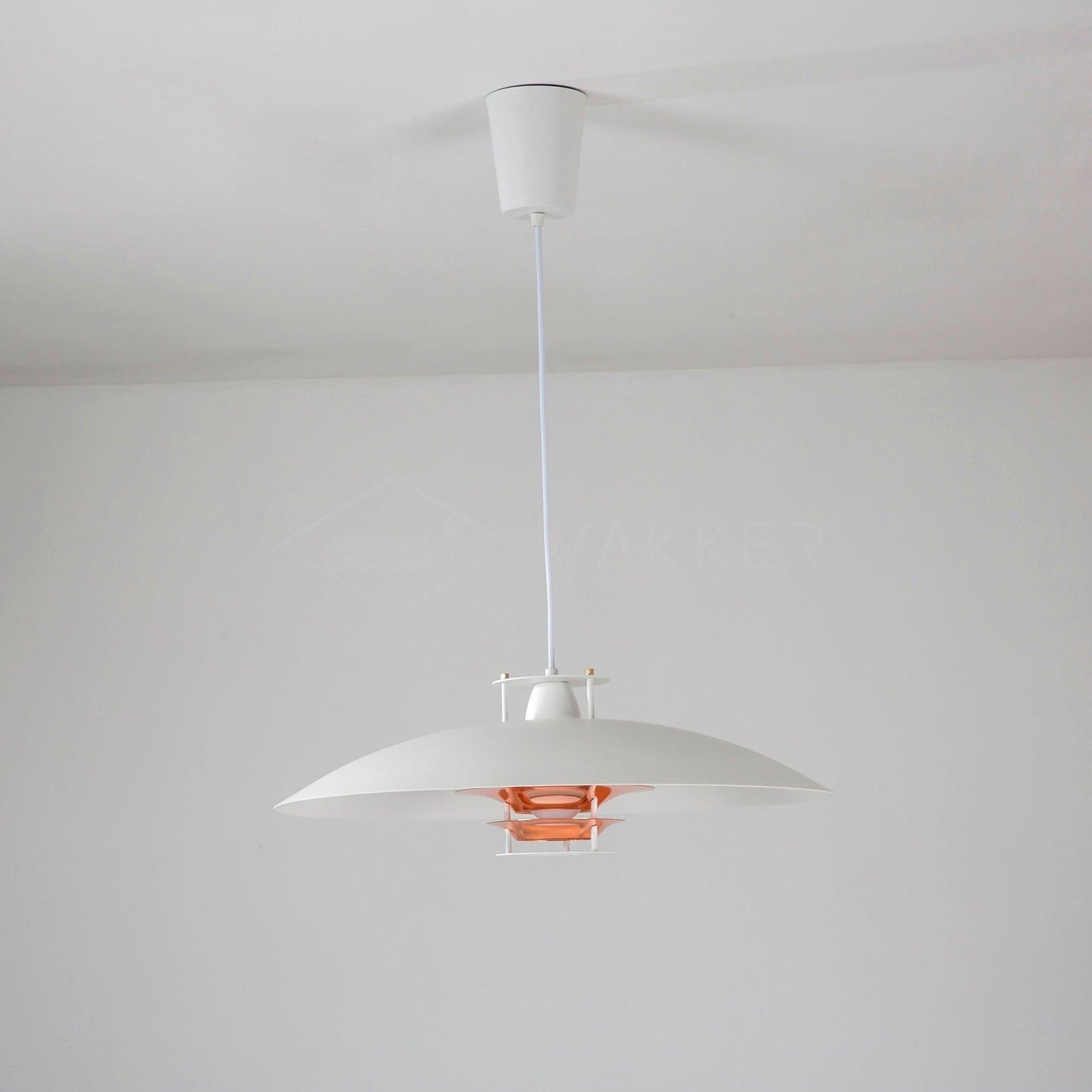 Modern White Aluminum Disk LED Pendant Light
